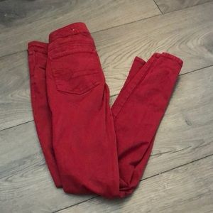Red pants
